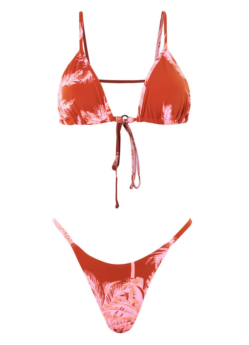 Maaji Darkred Palms Arabelle Sliding Triangle Bikini Top 7 Maaji Darkred Palms Arabelle Sliding Triangle Bikini Top
