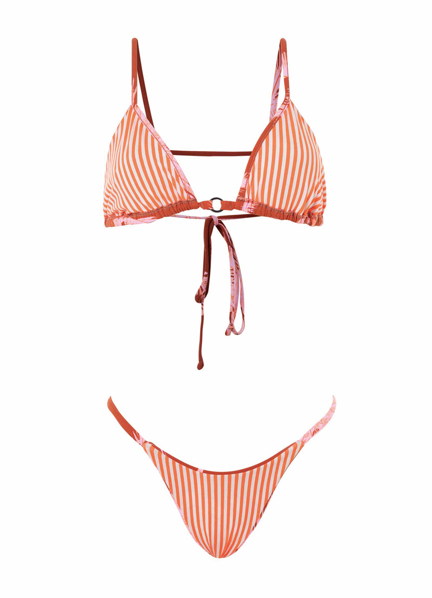 Maaji Darkred Palms Arabelle Sliding Triangle Bikini Top 8 Maaji Darkred Palms Arabelle Sliding Triangle Bikini Top