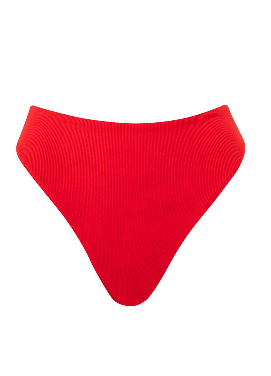 Maaji Scarlet Red Sully High Rise/High Leg Bikini Bottom 5 Maaji Scarlet Red Sully High Rise/High Leg Bikini Bottom