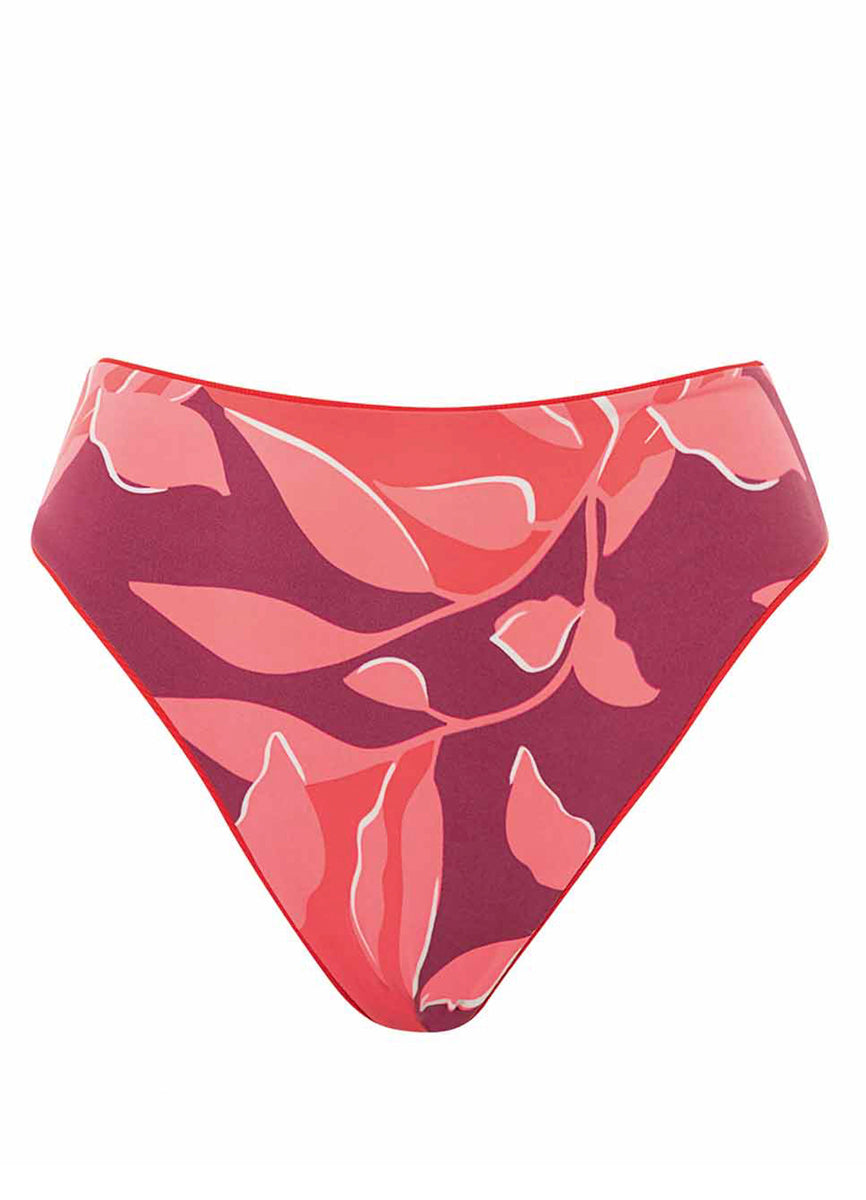 Maaji Scarlet Red Sully High Rise/High Leg Bikini Bottom 6 Maaji Scarlet Red Sully High Rise/High Leg Bikini Bottom
