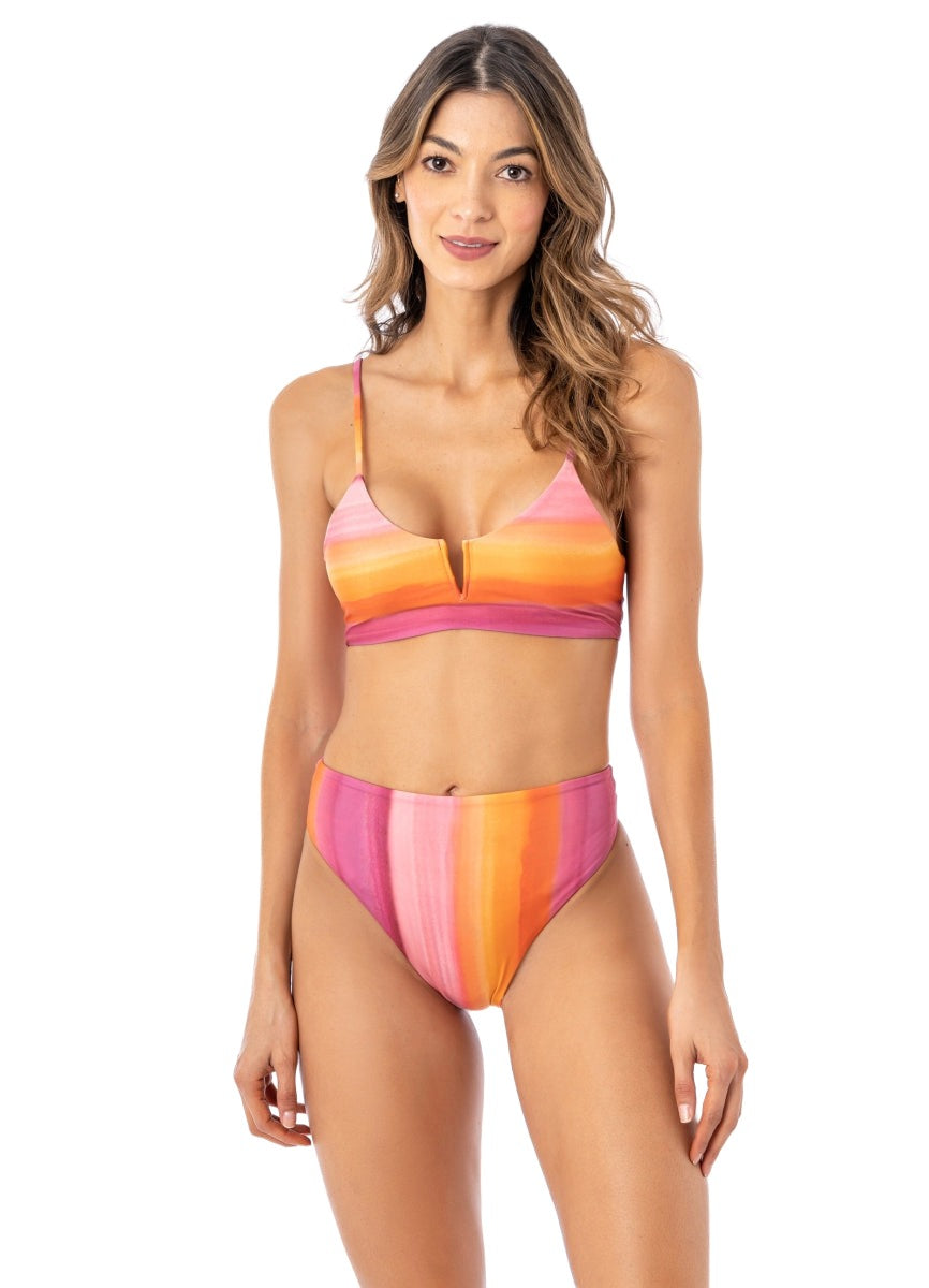 Maaji Sunrise Dye Sully High Rise/High Leg Bikini Bottom 2 Maaji Sunrise Dye Sully High Rise/High Leg Bikini Bottom