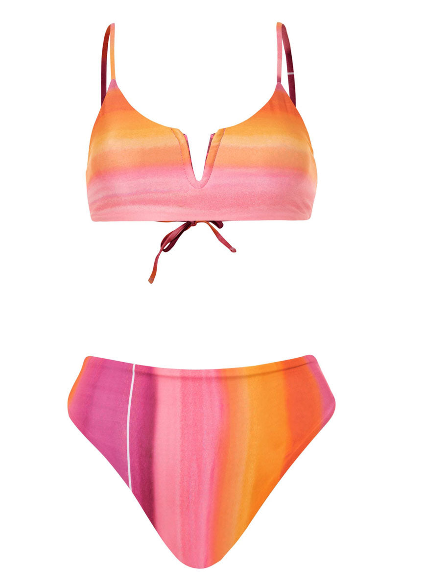 Maaji Sunrise Dye Sully High Rise/High Leg Bikini Bottom 7 Maaji Sunrise Dye Sully High Rise/High Leg Bikini Bottom