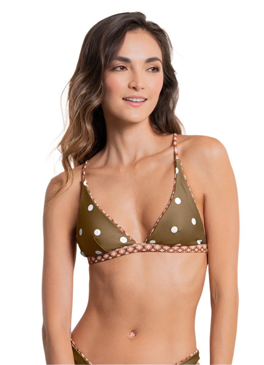 Maaji Mosaico Ivy Fixed Triangle Bikini Top 2 Maaji Mosaico Ivy Fixed Triangle Bikini Top