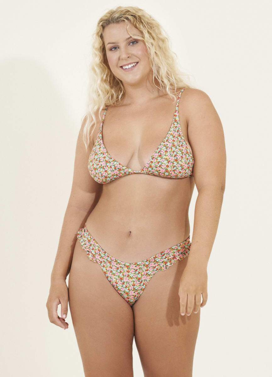 Maaji Cheery Blossom Voyage Ruffle Bikini Bottom 3 Maaji Cheery Blossom Voyage Ruffle Bikini Bottom