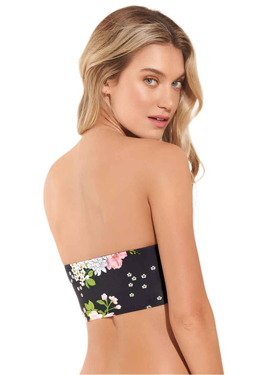 Maaji Folky Fliker Bandeau Bikini Top 2 Maaji Folky Fliker Bandeau Bikini Top