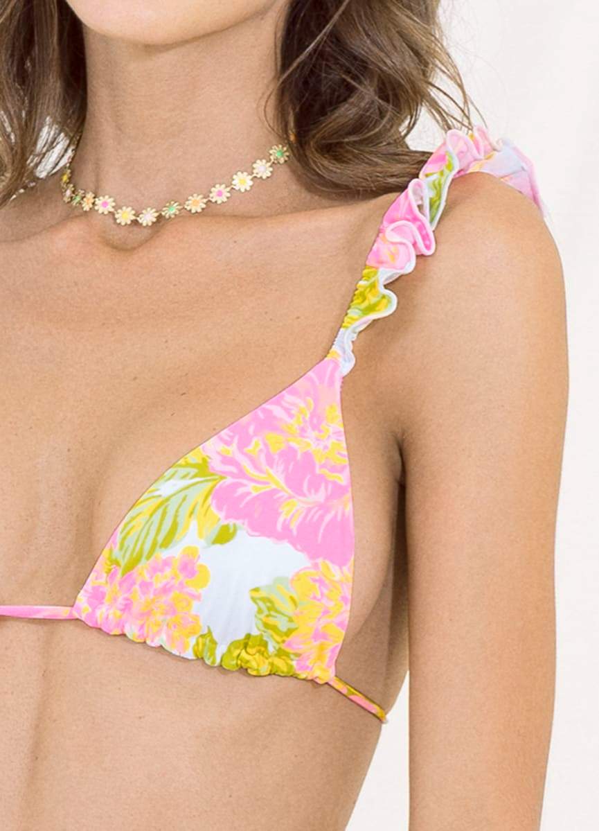 Maaji Chintz Floral Crush Ruffle Triangle Bikini Top 3 Maaji Chintz Floral Crush Ruffle Triangle Bikini Top