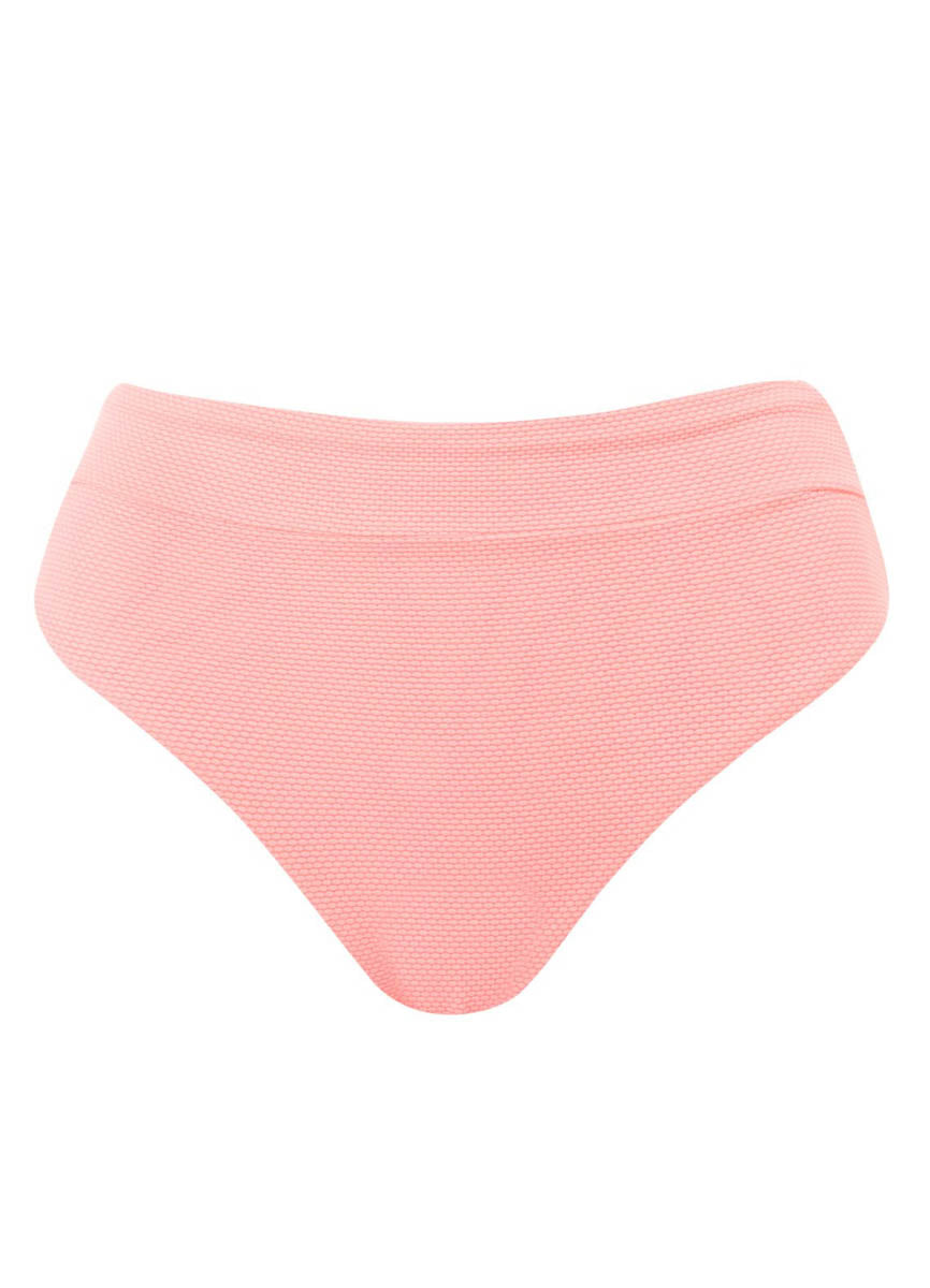 Maaji Coral Salmon Suzy Q High Rise/High Leg Bikini Bottom 5 Maaji Coral Salmon Suzy Q High Rise/High Leg Bikini Bottom