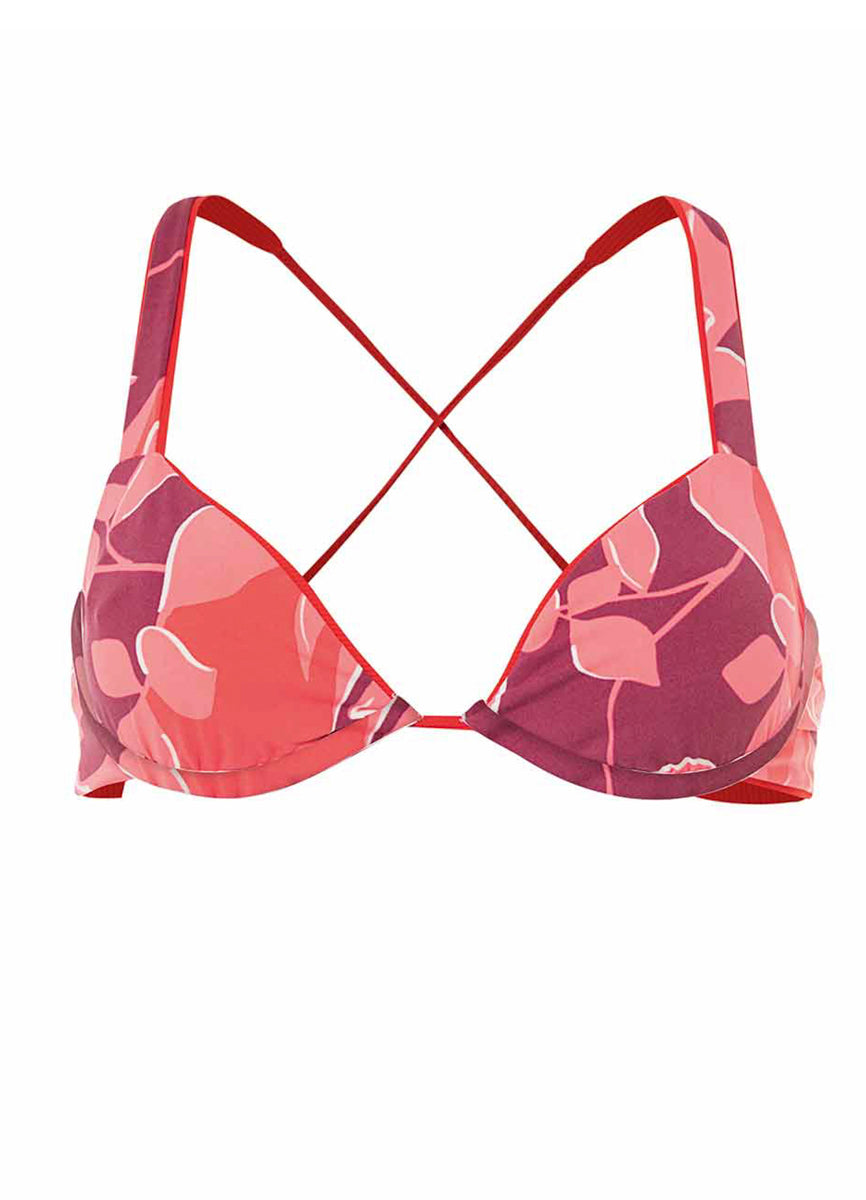 Maaji Scarlet Red Caylee Unmolded Underwire Bikini Top 6 Maaji Scarlet Red Caylee Unmolded Underwire Bikini Top