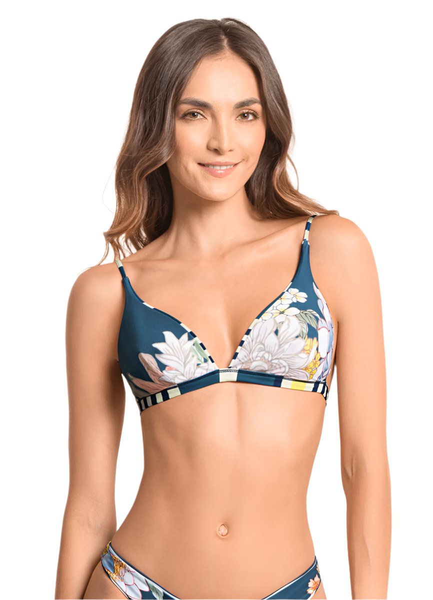 Maaji Barcode Livy Fixed Triangle Bikini Top 2 Maaji Barcode Livy Fixed Triangle Bikini Top