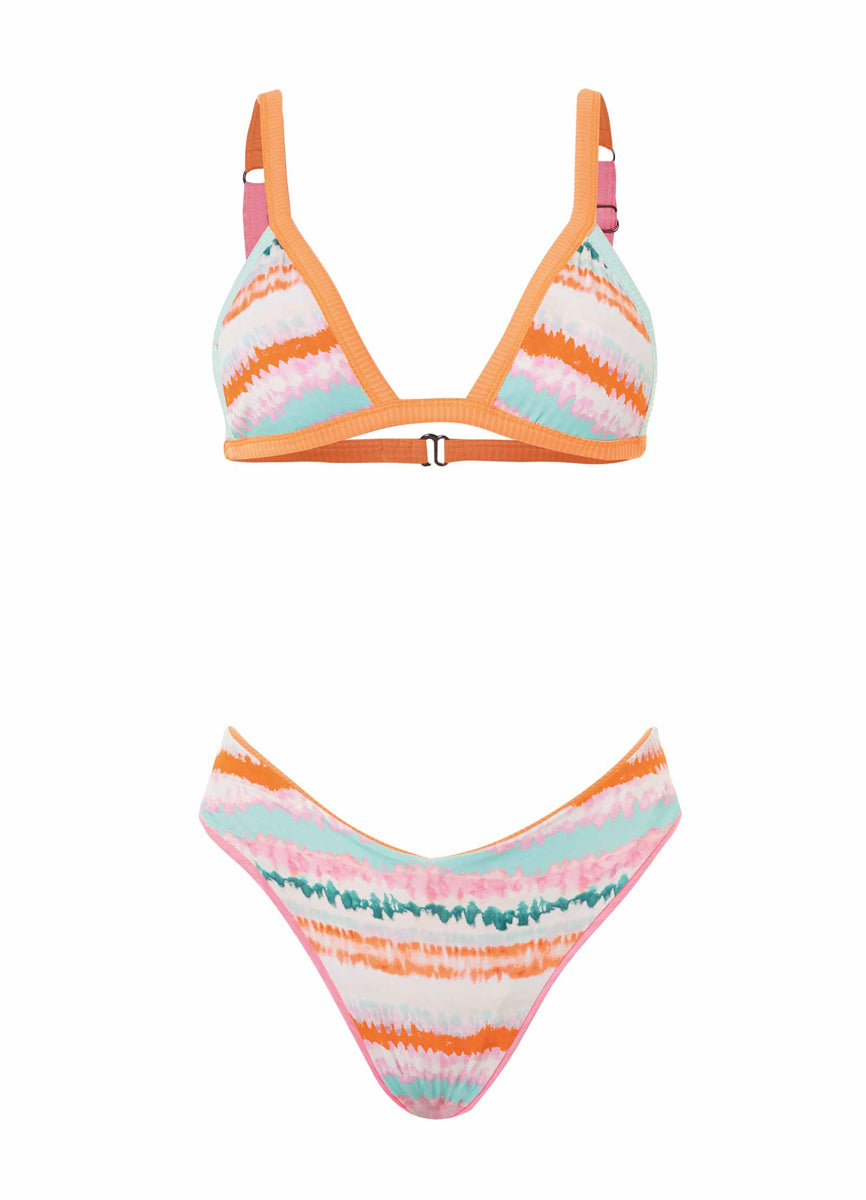 Maaji Sea Pink Sierra Fixed Triangle Bikini Top 2 Maaji Sea Pink Sierra Fixed Triangle Bikini Top