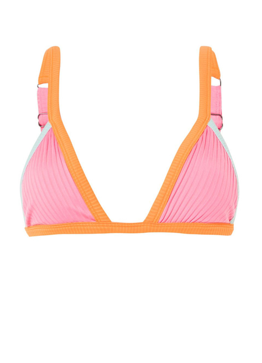 Maaji Sea Pink Sierra Fixed Triangle Bikini Top 7 Maaji Sea Pink Sierra Fixed Triangle Bikini Top