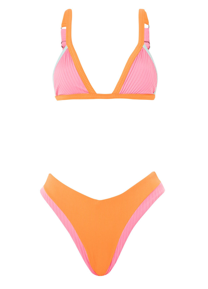 Maaji Sea Pink Sierra Fixed Triangle Bikini Top 9 Maaji Sea Pink Sierra Fixed Triangle Bikini Top