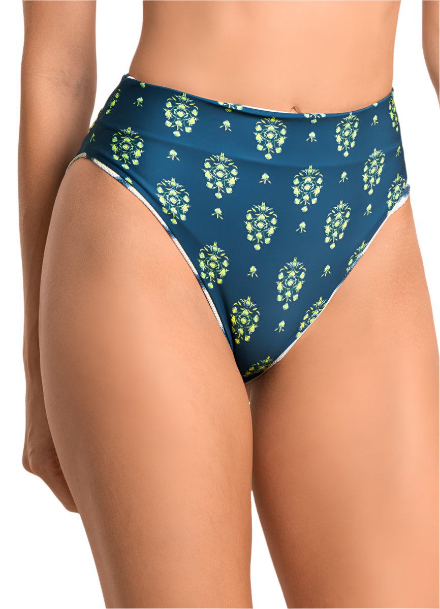 Maaji Shibori Suzy Q High Rise/High Leg Bikini Bottom 2 Maaji Shibori Suzy Q High Rise/High Leg Bikini Bottom