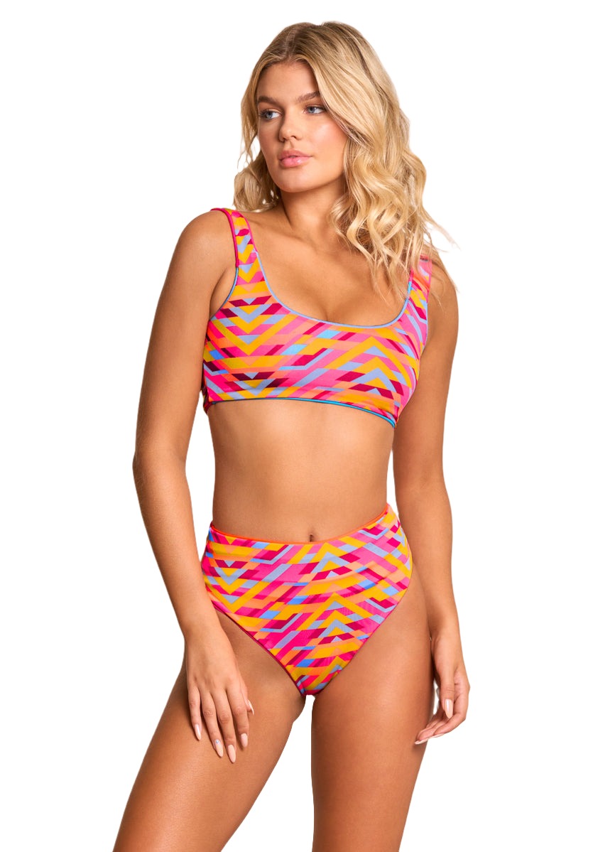Maaji Dragon Fruit Issey Sporty Bralette Bikini Top 2 Maaji Dragon Fruit Issey Sporty Bralette Bikini Top