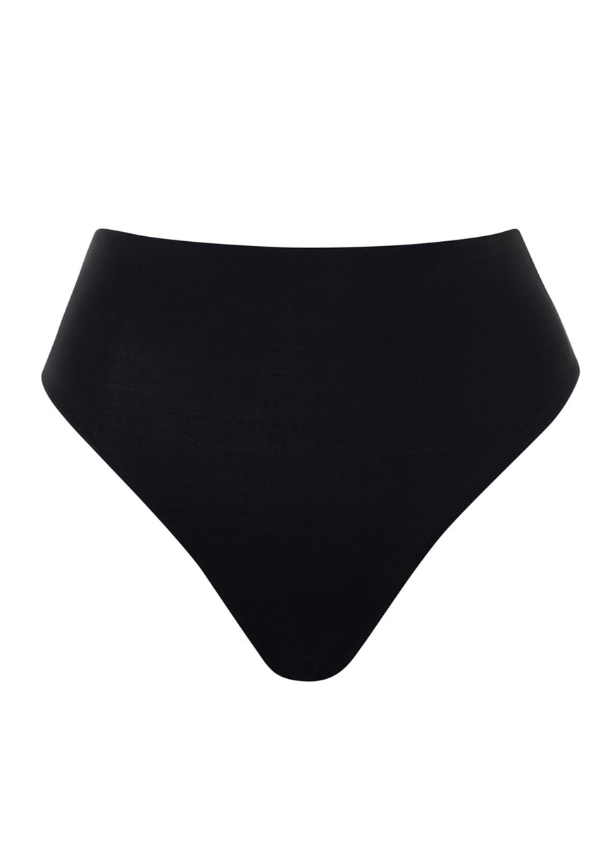 Maaji Ink Black Sully High Rise/High Leg Bikini Bottom 5 Maaji Ink Black Sully High Rise/High Leg Bikini Bottom