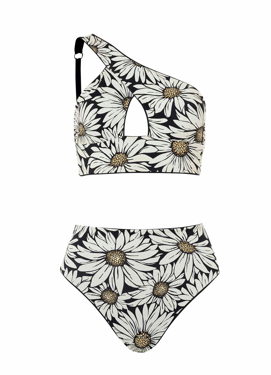 Maaji Ink Black Sully High Rise/High Leg Bikini Bottom 8 Maaji Ink Black Sully High Rise/High Leg Bikini Bottom