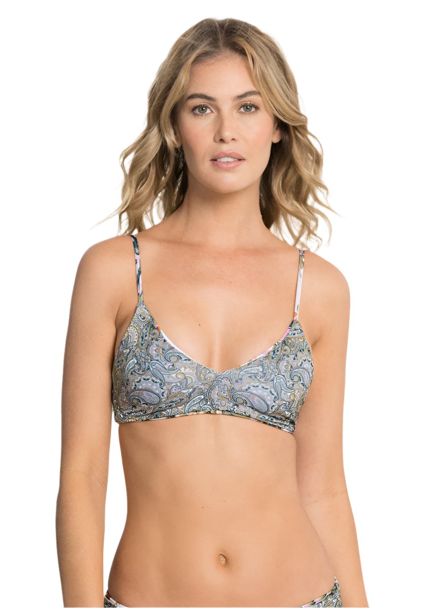Maaji Jacobean Rocks Sporty Bralette Bikini Top 2 Maaji Jacobean Rocks Sporty Bralette Bikini Top