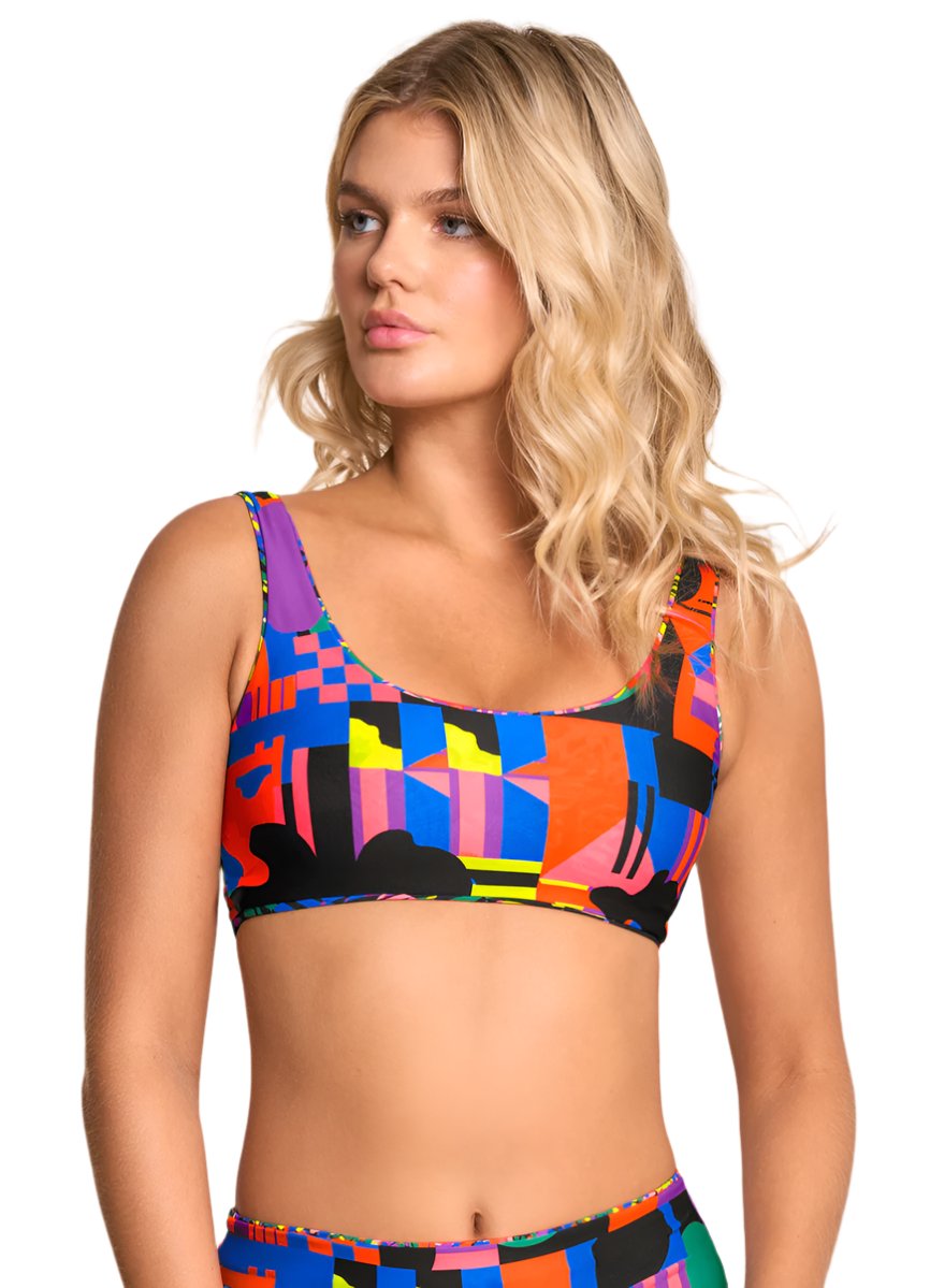 Maaji Rhapsody Lizzy Sporty Bralette Bikini Top 2 Maaji Rhapsody Lizzy Sporty Bralette Bikini Top