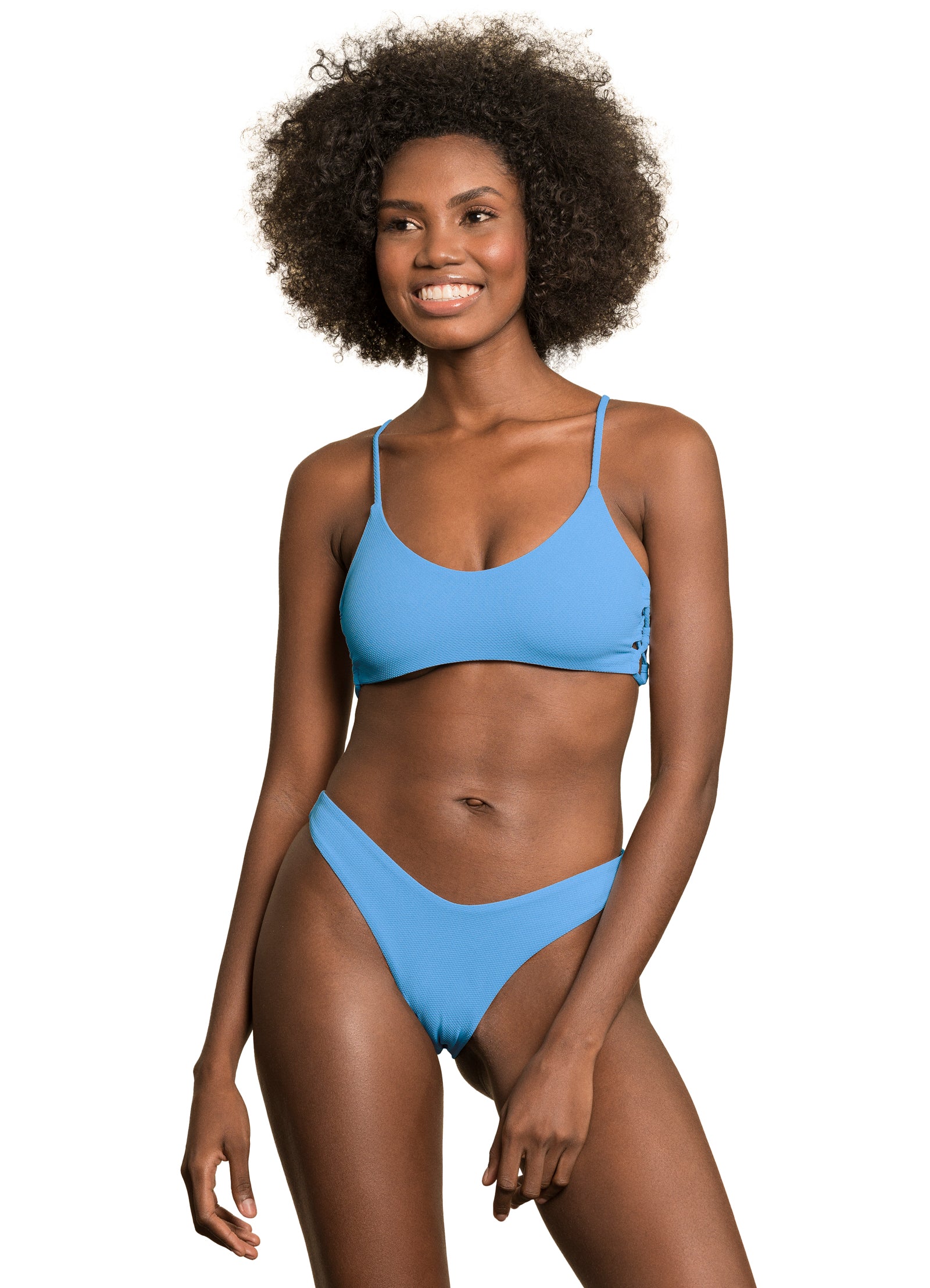 Maaji Stone Blue Gliter Sporty Bralette Bikini Top 1 Maaji Stone Blue Gliter Sporty Bralette Bikini Top