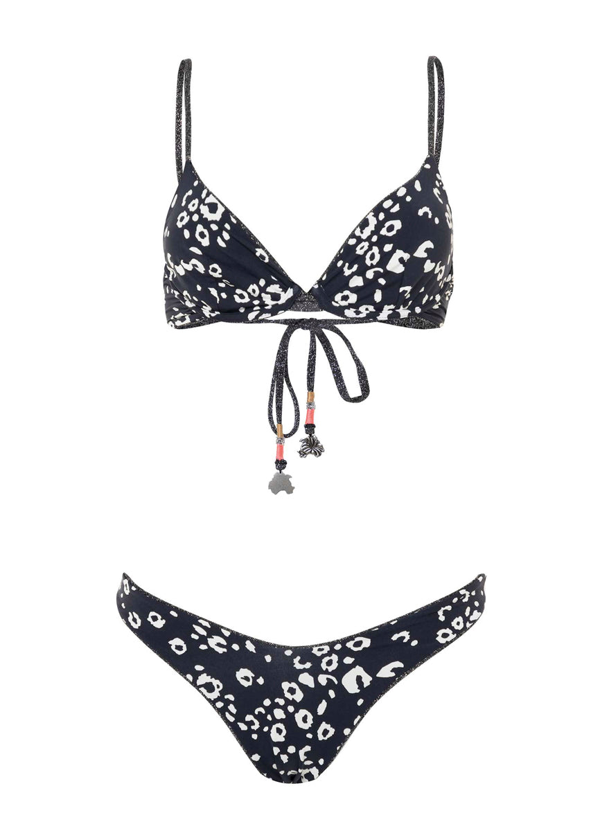 Maaji Silver Black Splendour High Leg Bikini Bottom 6 Maaji Silver Black Splendour High Leg Bikini Bottom