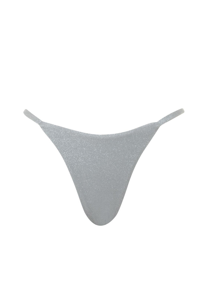 Maaji Silver Shine Micro Midi Single Strap Bikini Bottom 5 Maaji Silver Shine Micro Midi Single Strap Bikini Bottom