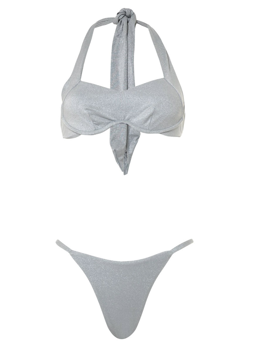 Maaji Silver Shine Micro Midi Single Strap Bikini Bottom 7 Maaji Silver Shine Micro Midi Single Strap Bikini Bottom