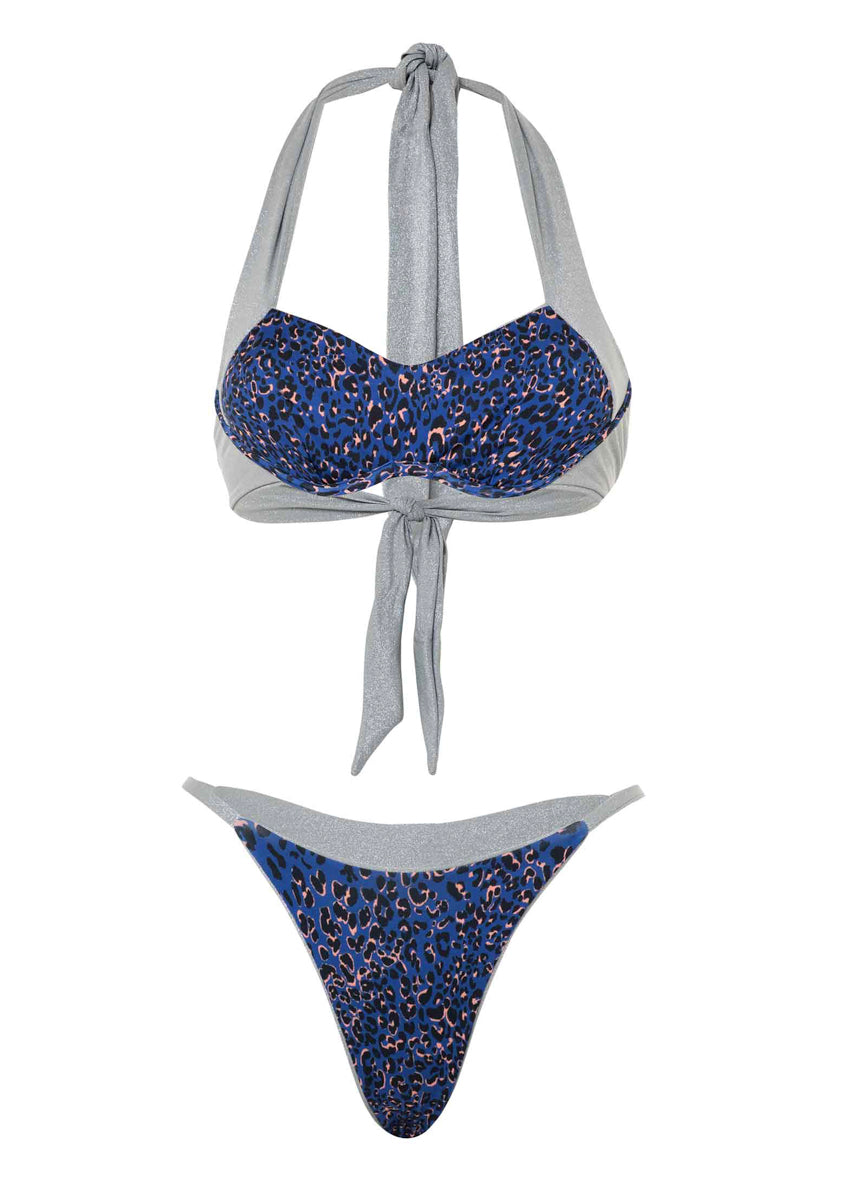 Maaji Silver Shine Micro Midi Single Strap Bikini Bottom 8 Maaji Silver Shine Micro Midi Single Strap Bikini Bottom