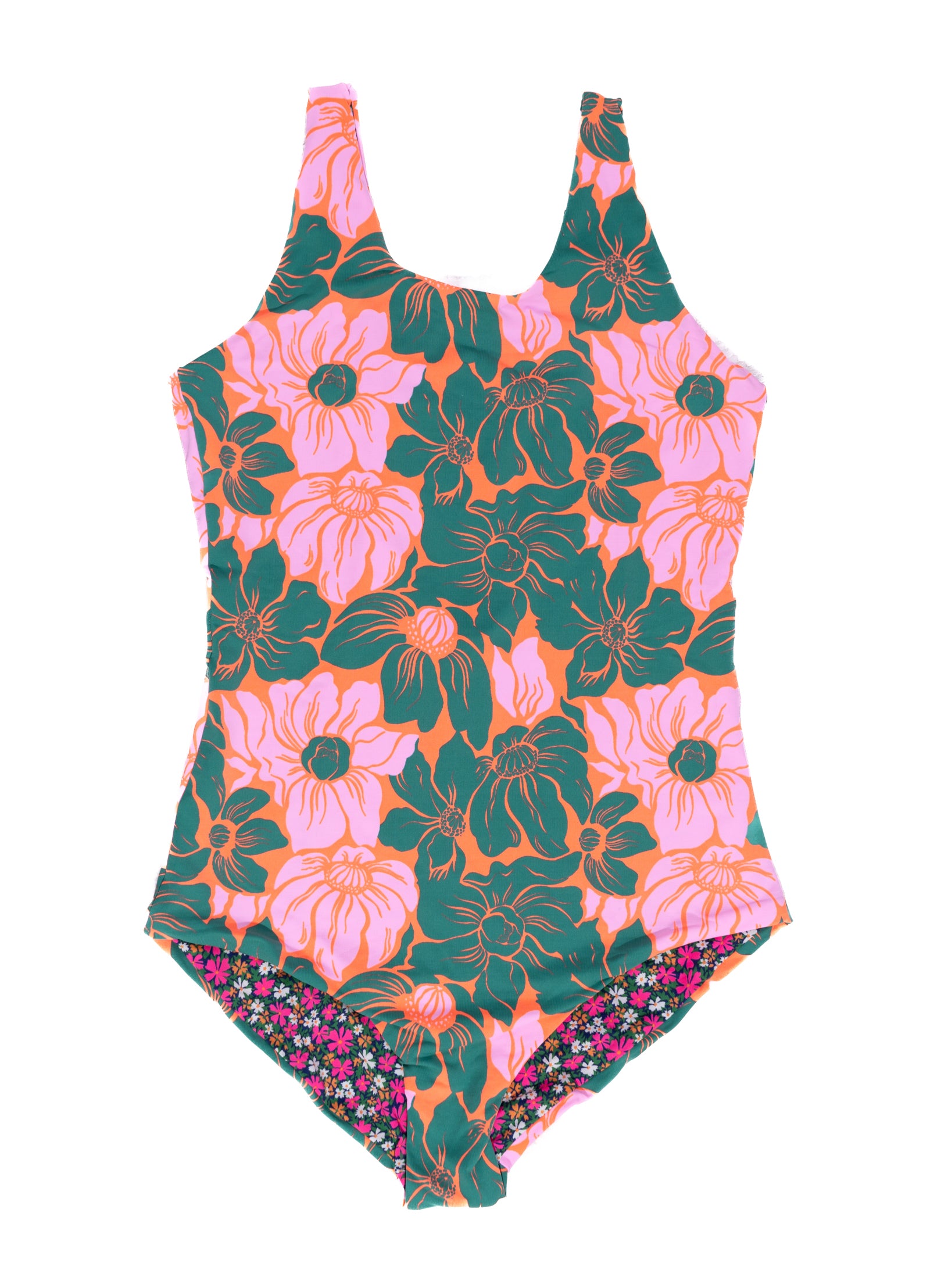 Maaji Floral Stamp Infinity Girls One Piece Set 3 Maaji Floral Stamp Infinity Girls One Piece Set