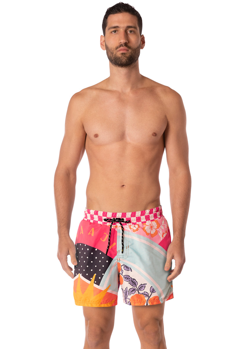Maaji Sundance Pink Sailor Men Trunks