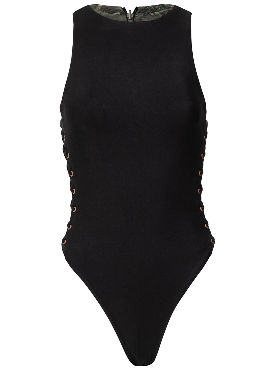 Maaji Midnight Shadow Fleur Cut Out One Piece 6 Maaji Midnight Shadow Fleur Cut Out One Piece