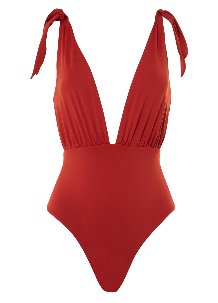Maaji Burgundy Faena Plunge One Piece 3 Maaji Burgundy Faena Plunge One Piece